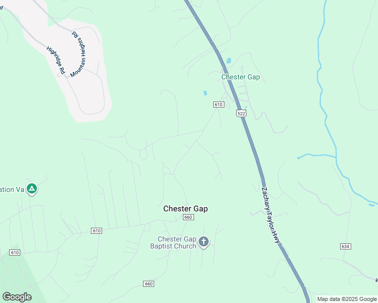 map of restaurants, bars, coffee shops, grocery stores, and more near 91 Chester Gap Road in Chester Gap