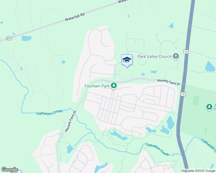 map of restaurants, bars, coffee shops, grocery stores, and more near 15308 Turning Leaf Place in Haymarket