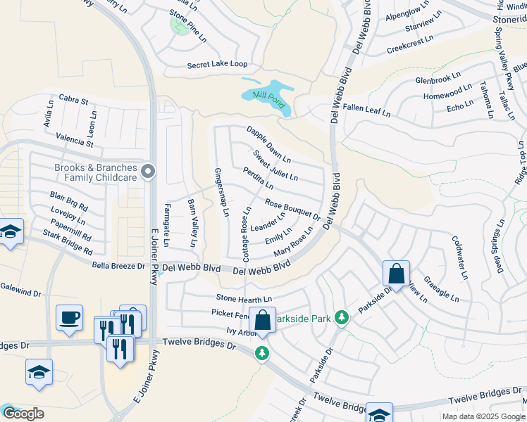 map of restaurants, bars, coffee shops, grocery stores, and more near 847 Carrousel Ct in Lincoln