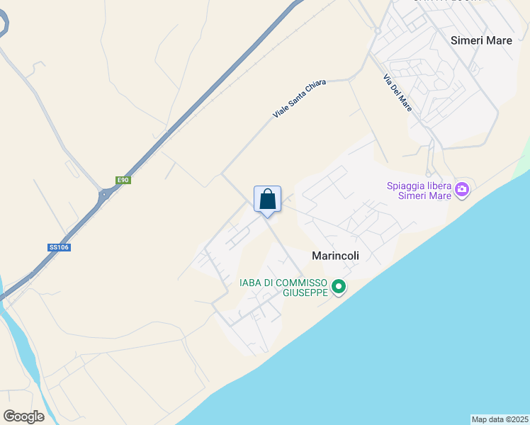 map of restaurants, bars, coffee shops, grocery stores, and more near 2 Villaggio Eucaliptus in Marincoli