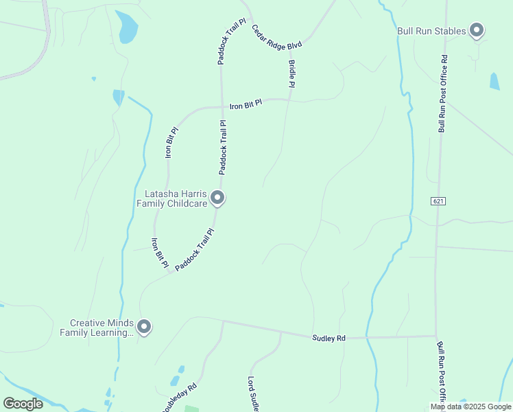 map of restaurants, bars, coffee shops, grocery stores, and more near 27455 Bridle Place in Chantilly