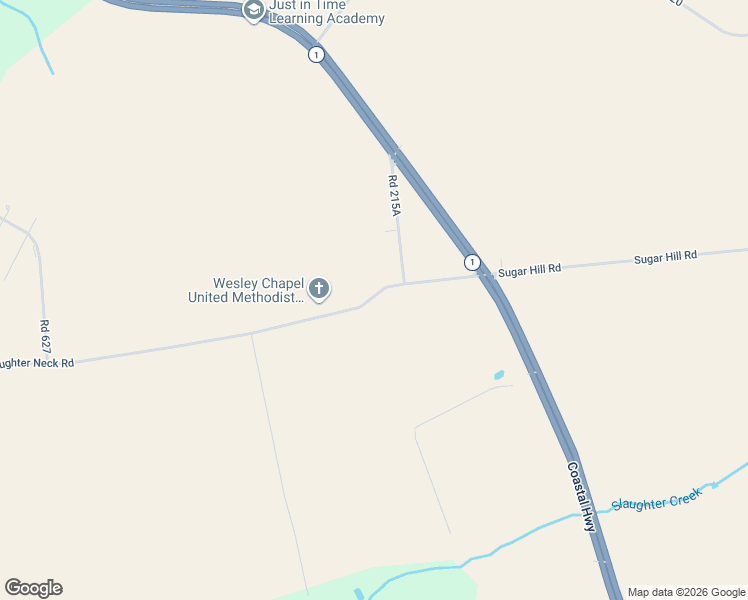 map of restaurants, bars, coffee shops, grocery stores, and more near 23142 Slaughter Neck Road in Lincoln