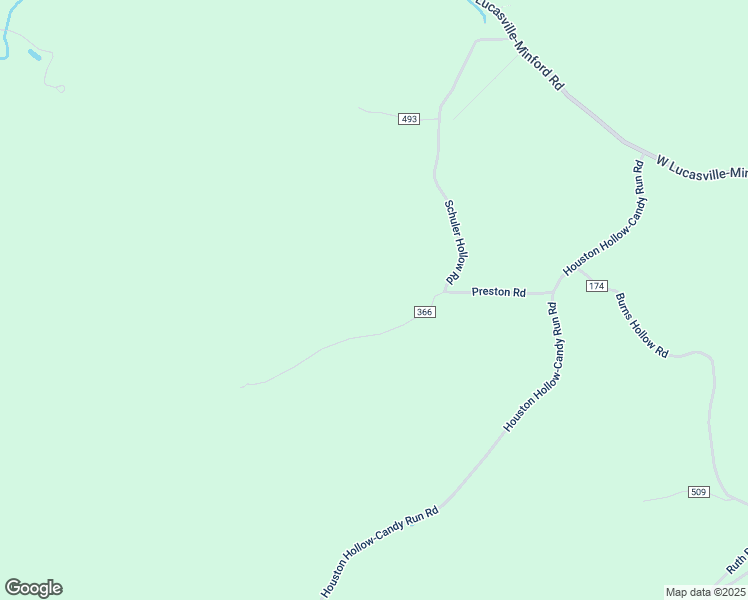 map of restaurants, bars, coffee shops, grocery stores, and more near 212 Preston Road in Lucasville