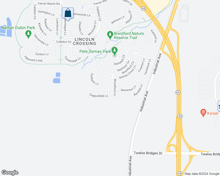 map of restaurants, bars, coffee shops, grocery stores, and more near 1331 Underwood Lane in Lincoln