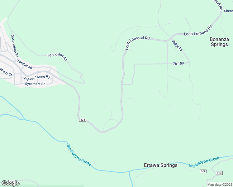 map of restaurants, bars, coffee shops, grocery stores, and more near 11260 Loch Lomond Road in Loch Lomond