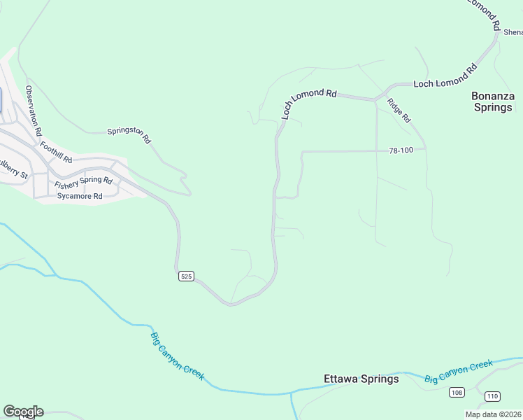 map of restaurants, bars, coffee shops, grocery stores, and more near 11260 Loch Lomond Road in Loch Lomond