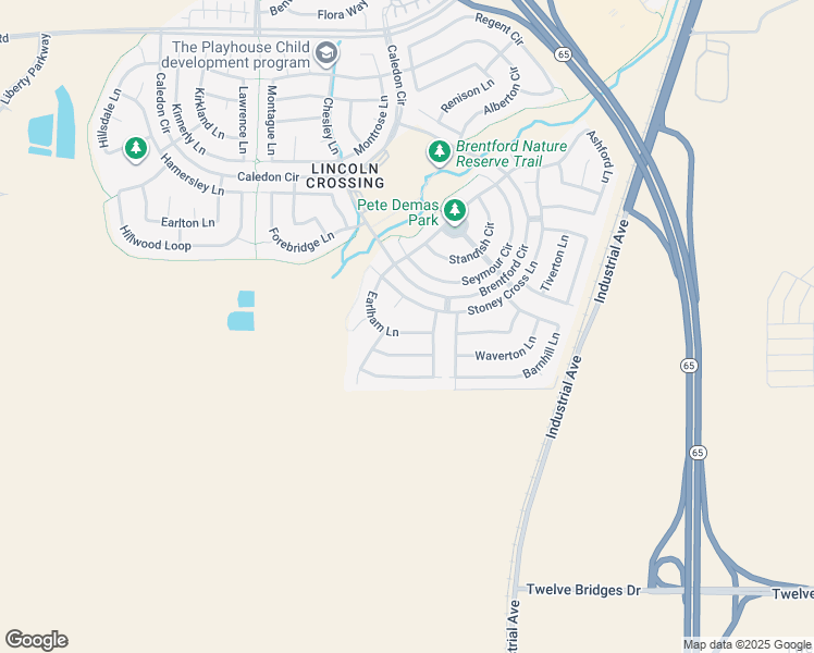 map of restaurants, bars, coffee shops, grocery stores, and more near 1311 Earlham Lane in Lincoln