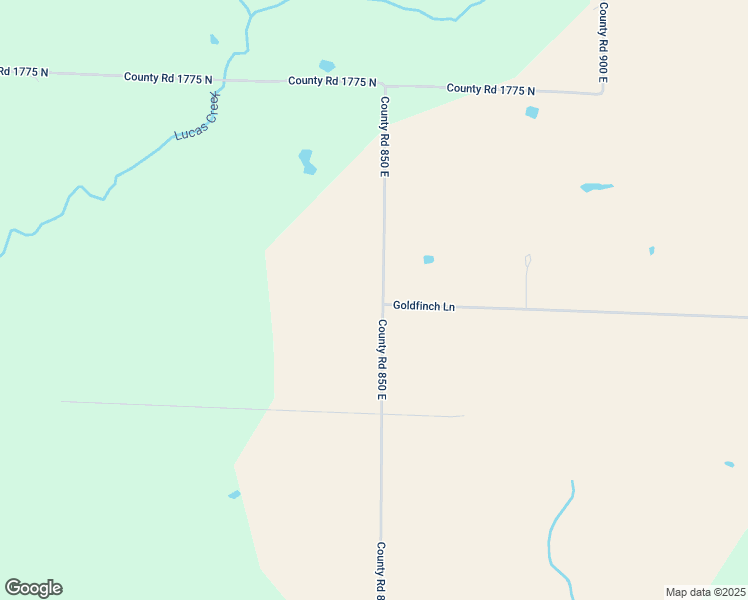 map of restaurants, bars, coffee shops, grocery stores, and more near 751 County Road 850 East in Louisville