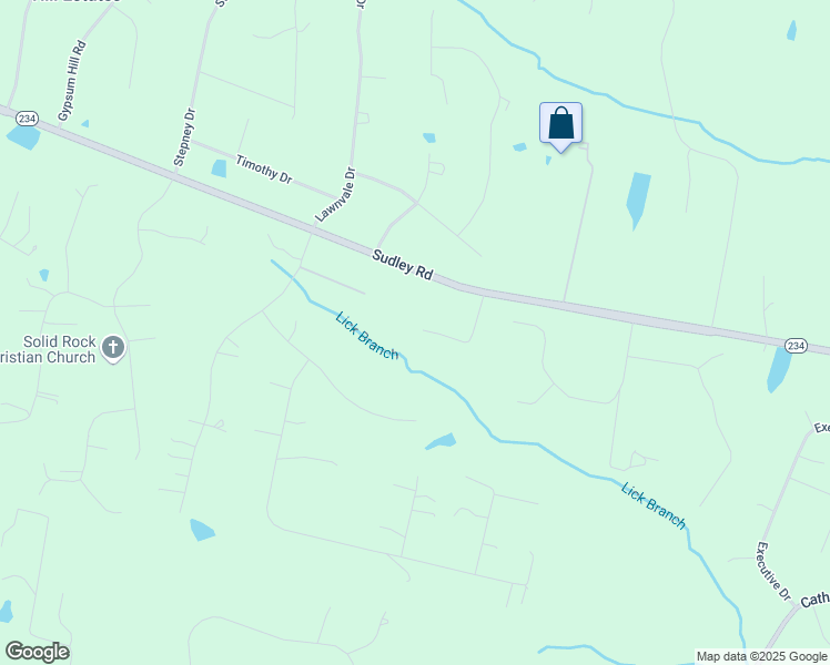 map of restaurants, bars, coffee shops, grocery stores, and more near 4512 Misty Acres Lane in Gainesville