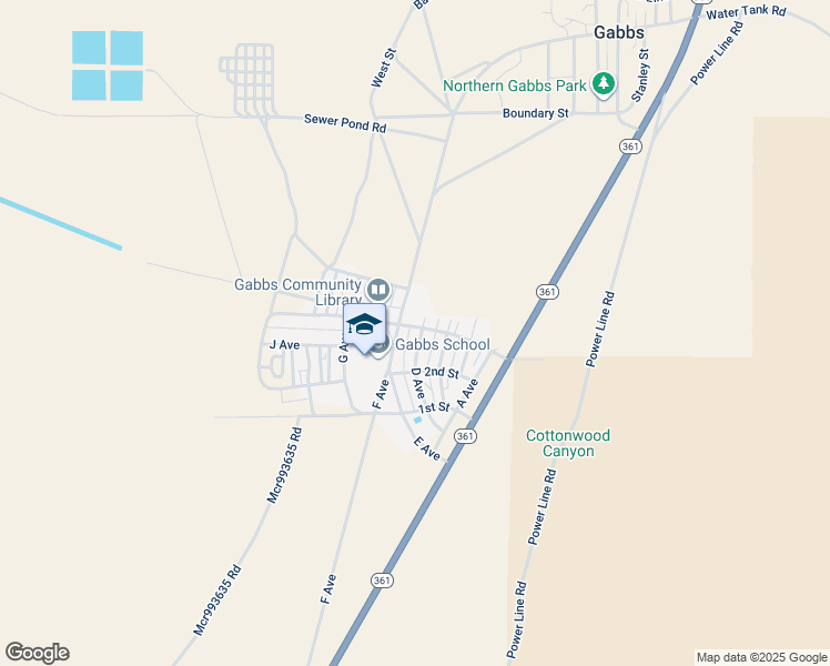 map of restaurants, bars, coffee shops, grocery stores, and more near 501 Brucite Street in Gabbs
