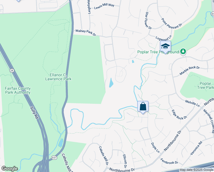 map of restaurants, bars, coffee shops, grocery stores, and more near 13779 Henry Pond Court in Chantilly