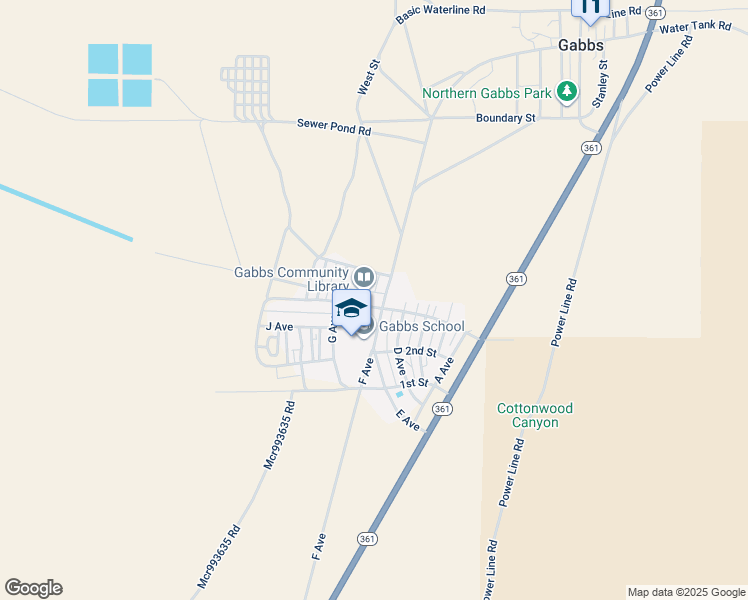 map of restaurants, bars, coffee shops, grocery stores, and more near 501 Brucite Street in Gabbs