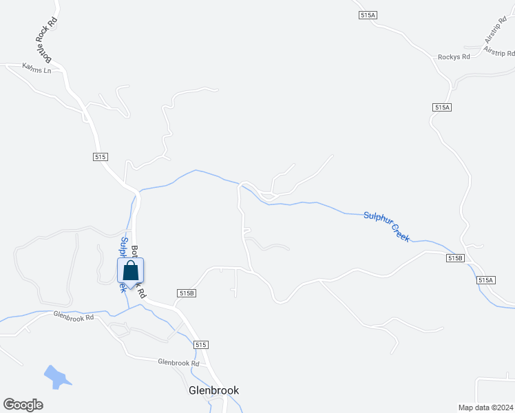 map of restaurants, bars, coffee shops, grocery stores, and more near 8320 Sulphur Creek Road in Loch Lomond