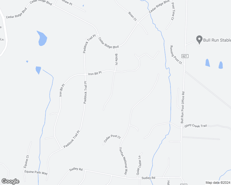 map of restaurants, bars, coffee shops, grocery stores, and more near 27370 Bridle Place in Chantilly