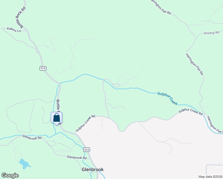 map of restaurants, bars, coffee shops, grocery stores, and more near 8320 Sulphur Creek Road in Loch Lomond
