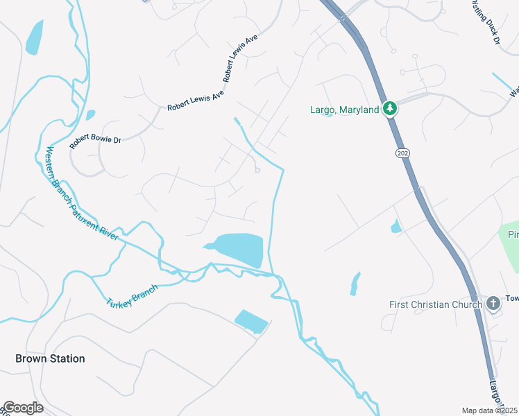 map of restaurants, bars, coffee shops, grocery stores, and more near 2004 Bart Court in Upper Marlboro