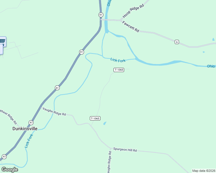 map of restaurants, bars, coffee shops, grocery stores, and more near 350 Paradise Valley Road in Peebles