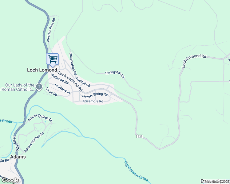 map of restaurants, bars, coffee shops, grocery stores, and more near 10787 Foothill Road in Middletown