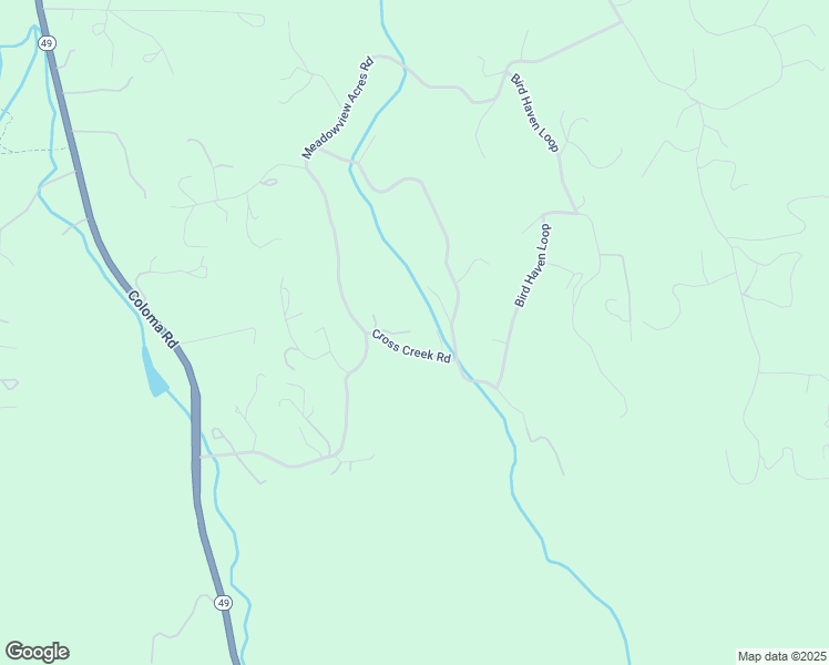 map of restaurants, bars, coffee shops, grocery stores, and more near 4521 Cross Creek Road in Cool