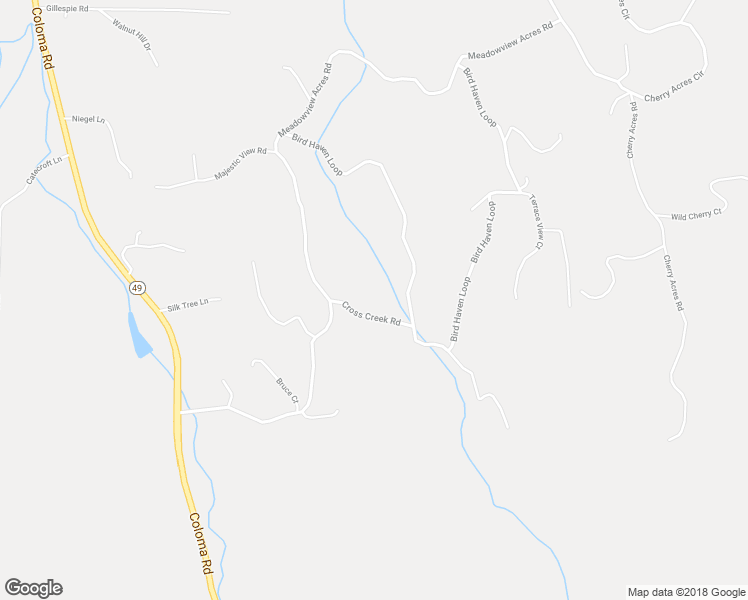 map of restaurants, bars, coffee shops, grocery stores, and more near 4521 Cross Creek Road in Cool