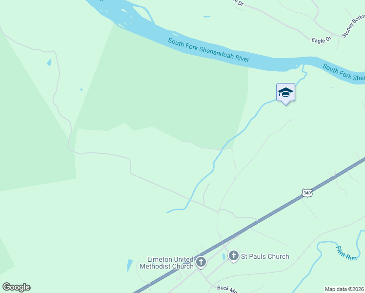map of restaurants, bars, coffee shops, grocery stores, and more near 461 Thunderbird Road in Bentonville