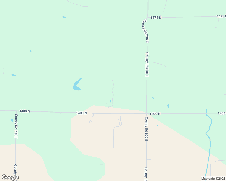 map of restaurants, bars, coffee shops, grocery stores, and more near 7708 East 1400 North in Elnora