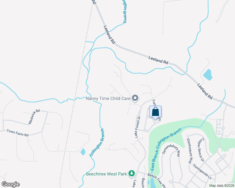 map of restaurants, bars, coffee shops, grocery stores, and more near 15203 North Berwick Lane in Upper Marlboro
