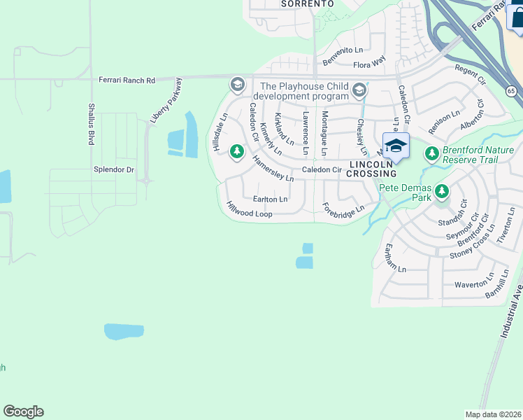 map of restaurants, bars, coffee shops, grocery stores, and more near 1245 Hillwood Loop in Lincoln