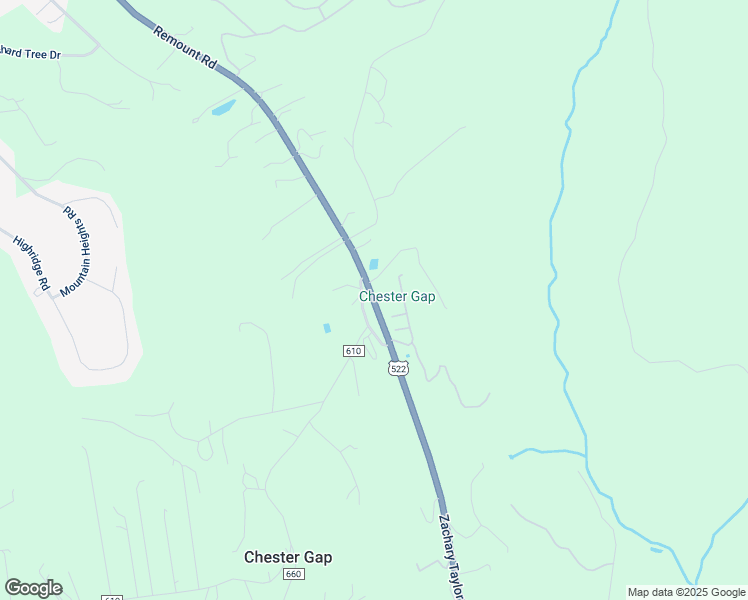 map of restaurants, bars, coffee shops, grocery stores, and more near 4619 Remount Road in Front Royal