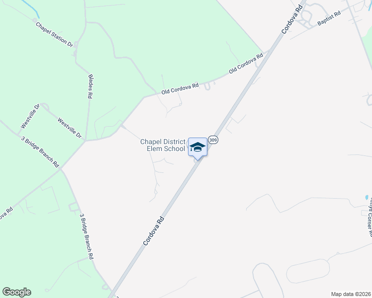 map of restaurants, bars, coffee shops, grocery stores, and more near 11430 Cordova Road in Cordova