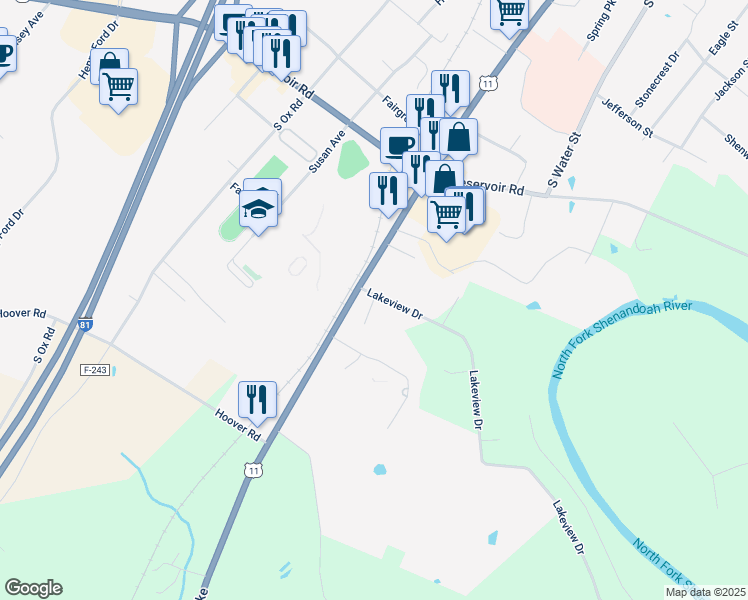 map of restaurants, bars, coffee shops, grocery stores, and more near 1114 Wadewood Court in Woodstock