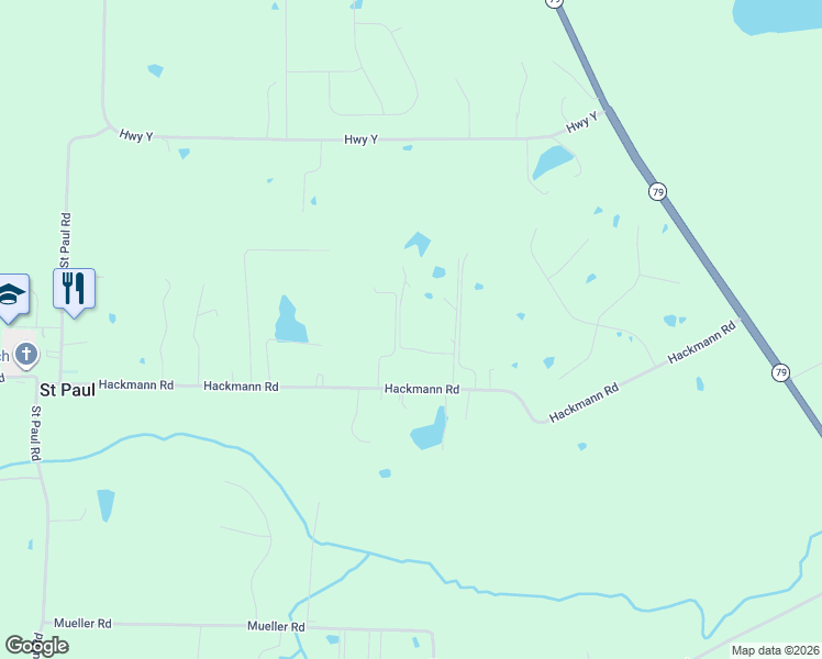 map of restaurants, bars, coffee shops, grocery stores, and more near 2 Hackmann Road in O'Fallon