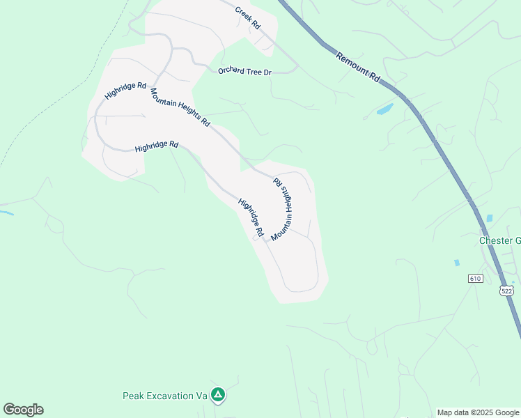 map of restaurants, bars, coffee shops, grocery stores, and more near 628 Highridge Road in Front Royal