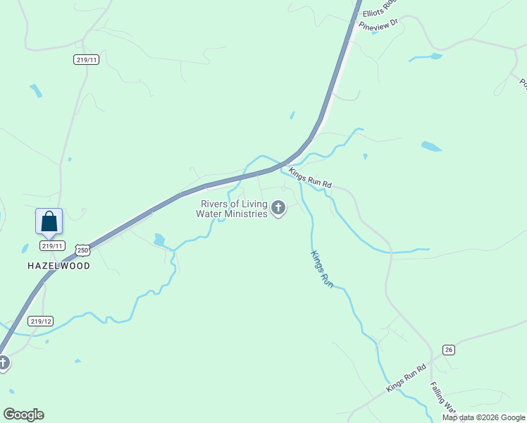 map of restaurants, bars, coffee shops, grocery stores, and more near 1869 Beverly Pike in Elkins