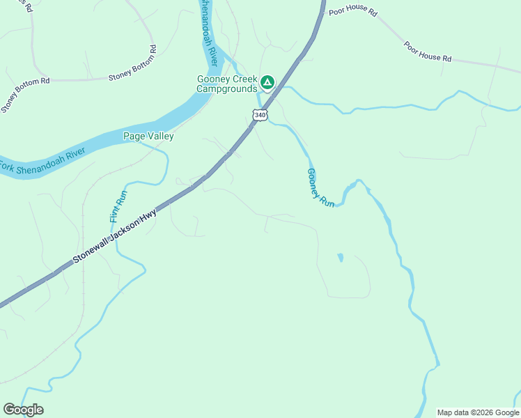 map of restaurants, bars, coffee shops, grocery stores, and more near 377 Rainbow Way in Front Royal