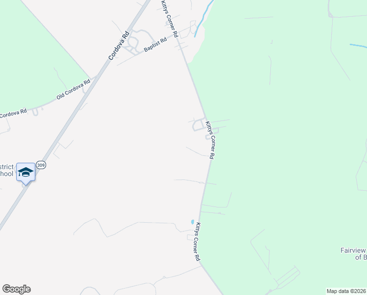 map of restaurants, bars, coffee shops, grocery stores, and more near 11482 Kittys Corner Road in Cordova