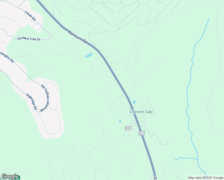 map of restaurants, bars, coffee shops, grocery stores, and more near 4410 Remount Road in Front Royal
