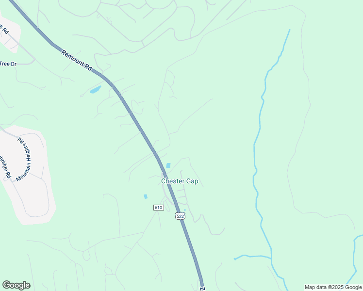 map of restaurants, bars, coffee shops, grocery stores, and more near 4611 Remount Road in Front Royal
