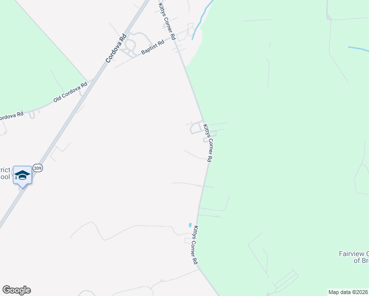 map of restaurants, bars, coffee shops, grocery stores, and more near 11482 Kittys Corner Road in Cordova