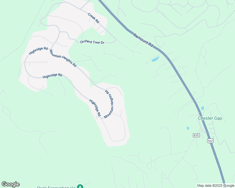 map of restaurants, bars, coffee shops, grocery stores, and more near 126 Locust Tree Lane in Front Royal