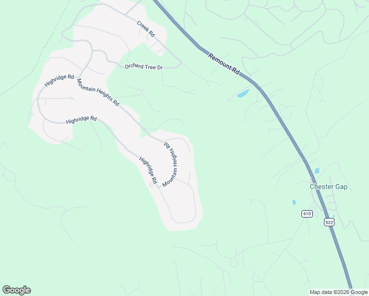 map of restaurants, bars, coffee shops, grocery stores, and more near 111 Locust Tree Lane in Front Royal