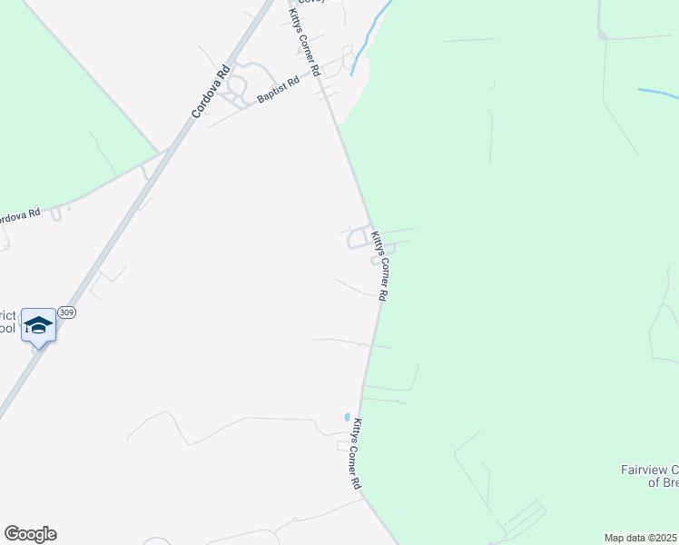 map of restaurants, bars, coffee shops, grocery stores, and more near 11482 Kittys Corner Road in Cordova