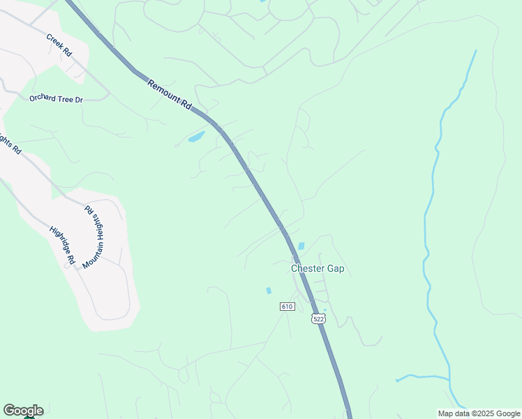 map of restaurants, bars, coffee shops, grocery stores, and more near 4410 Remount Road in Front Royal