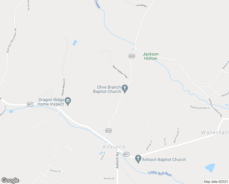 map of restaurants, bars, coffee shops, grocery stores, and more near 4216 Mountain Rd in Haymarket