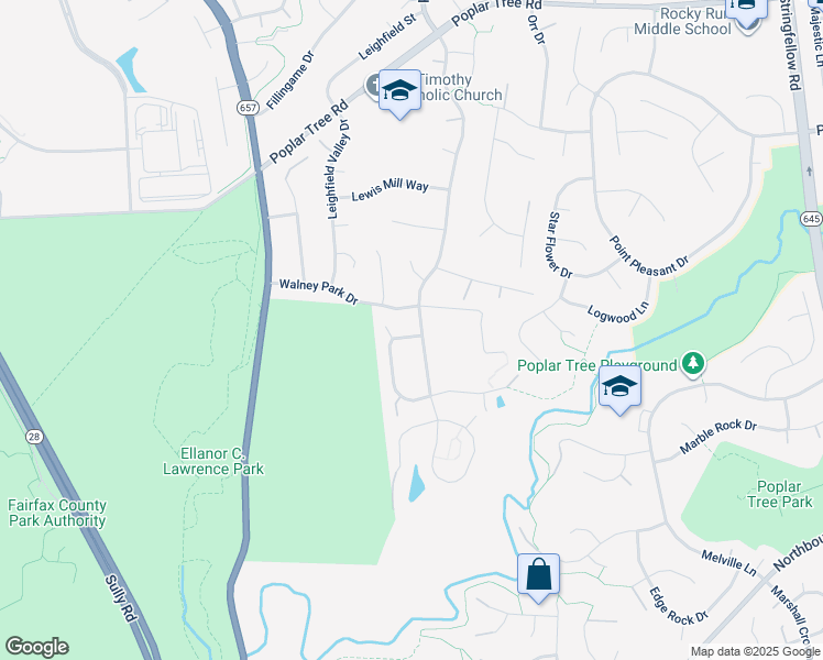 map of restaurants, bars, coffee shops, grocery stores, and more near 13774 Autumn Glory Court in Chantilly