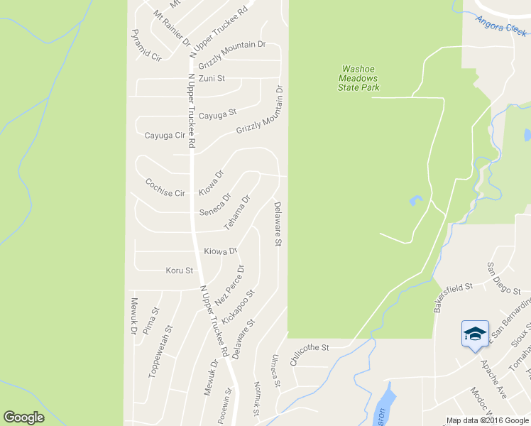 map of restaurants, bars, coffee shops, grocery stores, and more near 750 Kiowa Drive in South Lake Tahoe