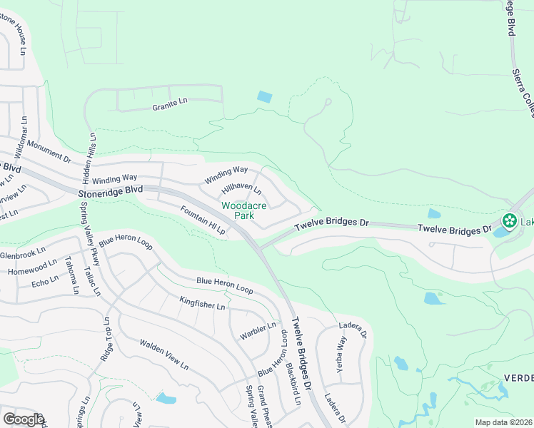 map of restaurants, bars, coffee shops, grocery stores, and more near 2652 Woodacre Lane in Lincoln