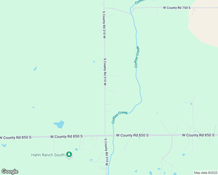 map of restaurants, bars, coffee shops, grocery stores, and more near 8130 South County Road 310 West in Commiskey