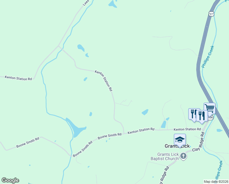 map of restaurants, bars, coffee shops, grocery stores, and more near 728 Kenton Station Road in Alexandria