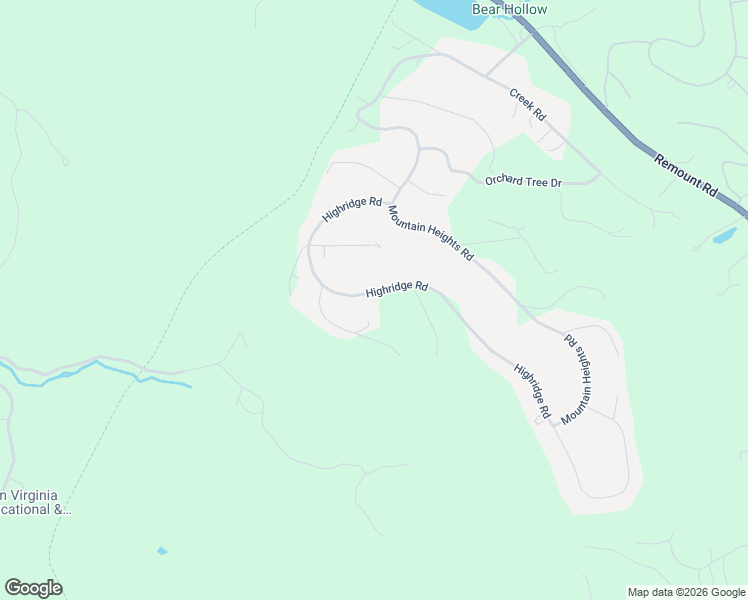 map of restaurants, bars, coffee shops, grocery stores, and more near 1089 Highridge Road in Front Royal